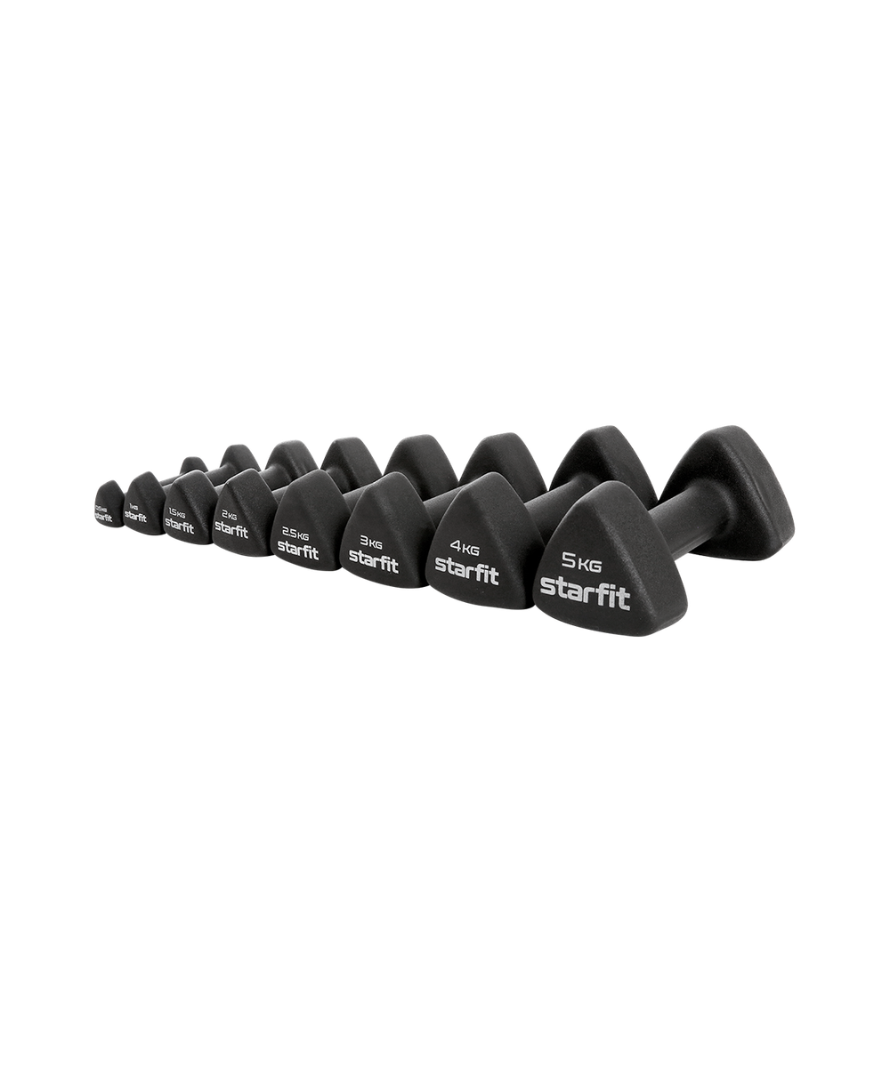 Гантель неопреновая STARFIT DB-205 5 кг, черный