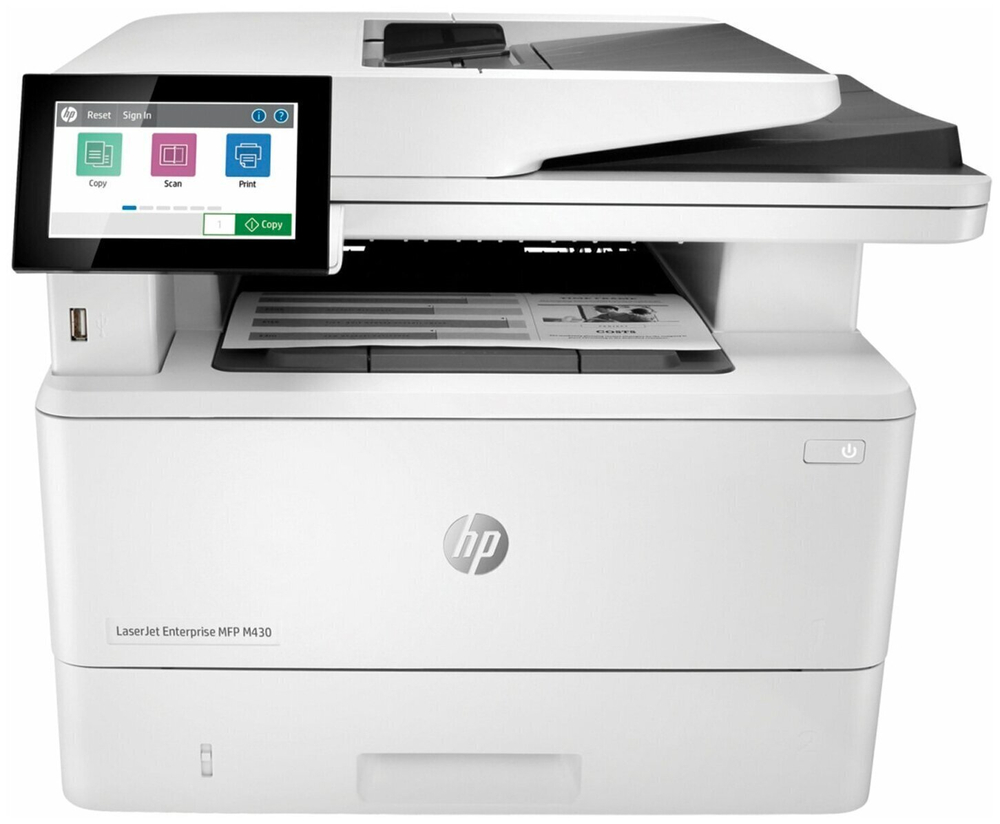 МФУ лазерное черно-белое HP LaserJet Enterprise MFP M430f