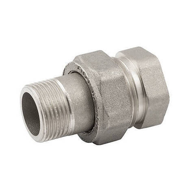 Разъемное соединение ВР/НР ELSEN METALIT EBF26 - 1/2" (плоское уплотнение, латунь с покрытием TIN)
