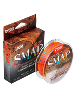 Шнур плетеный для рыбалки Ryobi SMAP PE8X-100M Multi Colour 6.0# 0,405мм