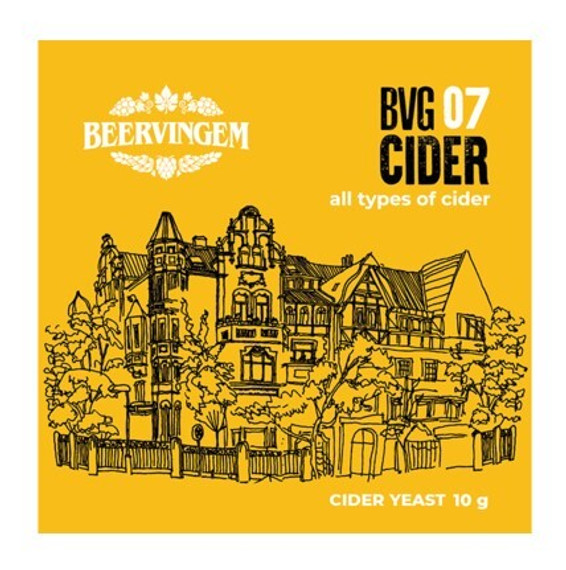 Дрожжи Beervingem для сидра "Cider BVG-07", 10 г [УЦЕНКА]
