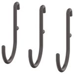 Набор крючков IKEA SKADIS (СКОДИС), Серый, 3 шт