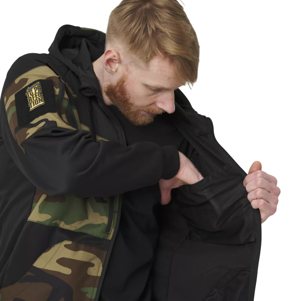 Толстовка Helikon-Tex Rogue Hoodie FullZip Black / MultiCam Black