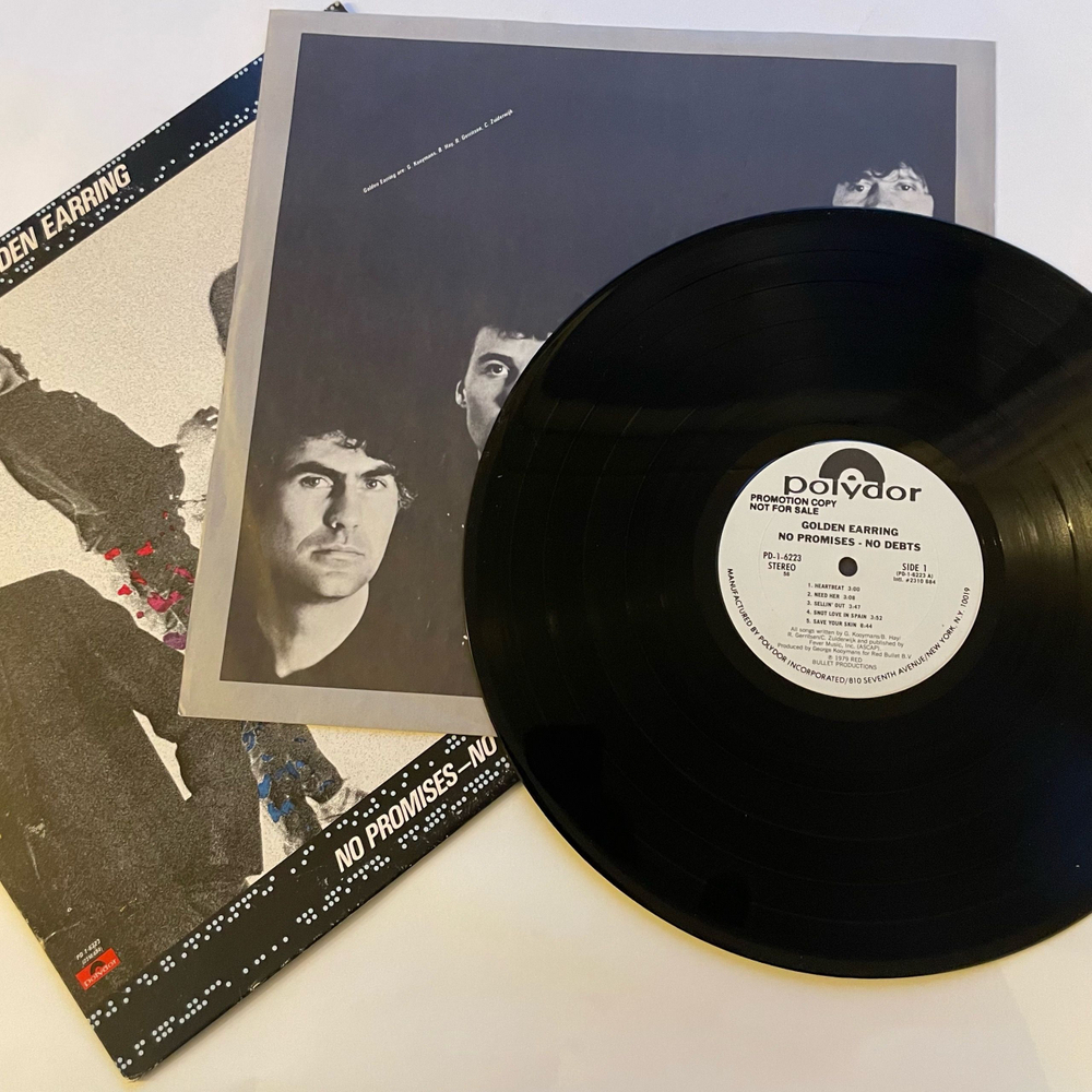 Винтажная виниловая пластинка LP Golden Earring No Promises No Debts (США 1979)