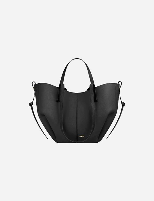 Сумка Polene Cyme Mini Edition Textured Black