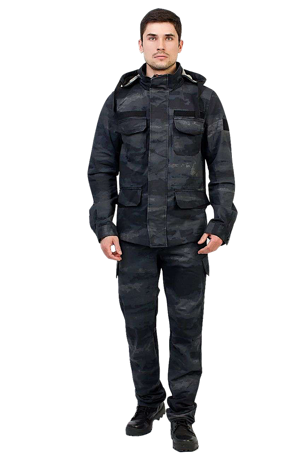 Костюм Triton Keeper Хлопок Серо-Чёрный Лето -
