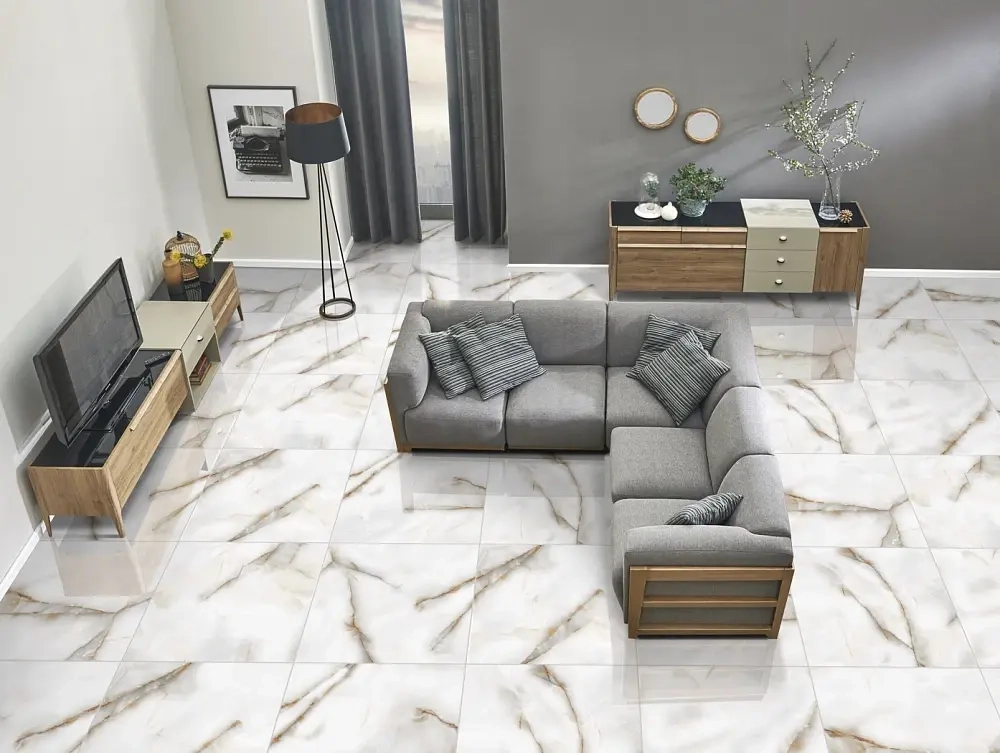 Керамогранит Primavera Chembra Onyx Ice Polished 60x60 см (PR135)