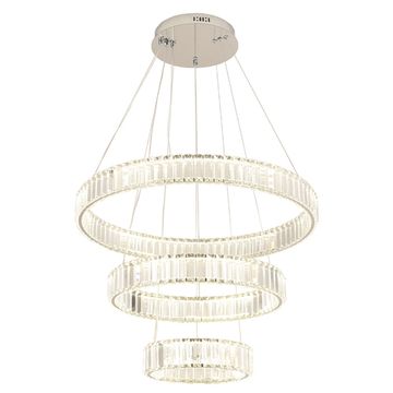Хрустальная светодиодная люстра 150W 4000К Musika SP150W Led Chrome хром Crystal Lux