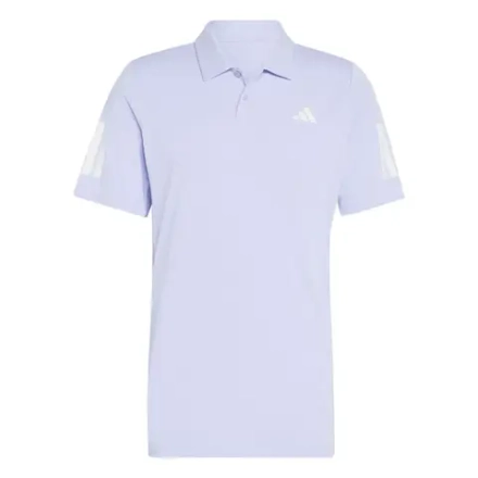 Теннисное поло Adidas Club 3 Stripes - violet tone