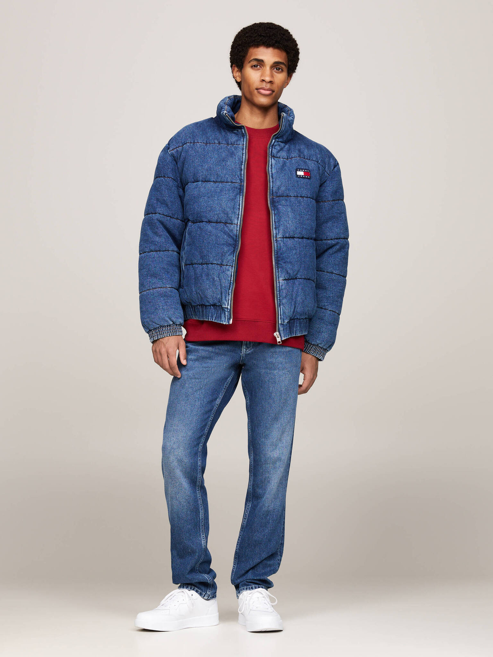 Джинсовая куртка Tommy Jeans - голубой(DM0DM20438)
