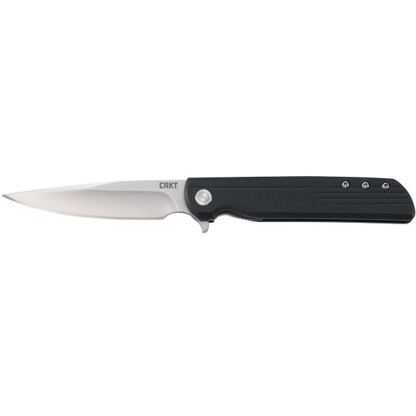 Цена наПолуавтоматический складной нож CRKT LCK+ Black, сталь 8Cr13MoV, рукоять термопластик GRN