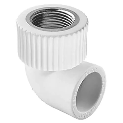 Угол РР комб. 20*3/4" вн. белый (Tebo)