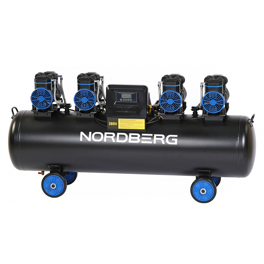 NORDBERG (NCEO200/1000) Компрессор безмасляный 380 В, ресивер 200 л, 1000 л/мин