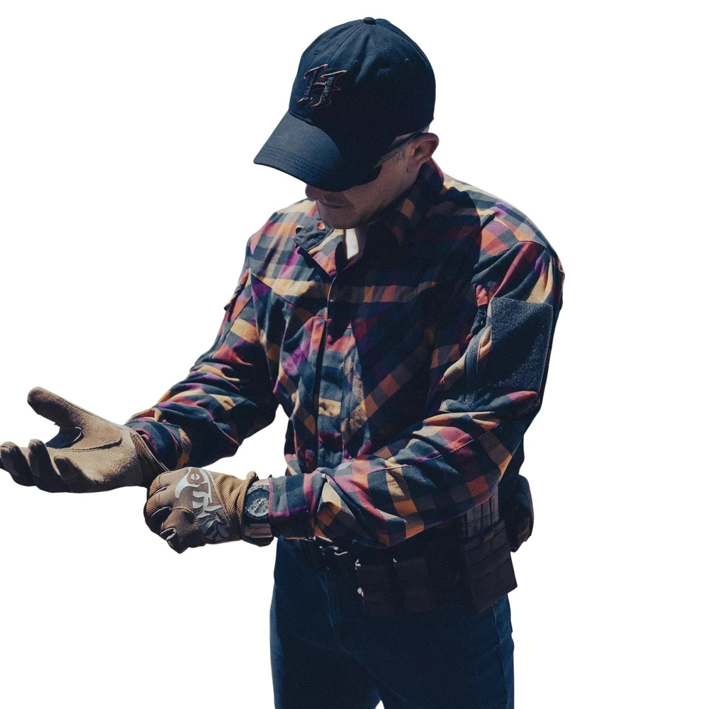 Рубашка Helikon-Tex MBDU Shirt Dark Autumn Checkered (3XL/Regular, Dark Autumn Checkered)