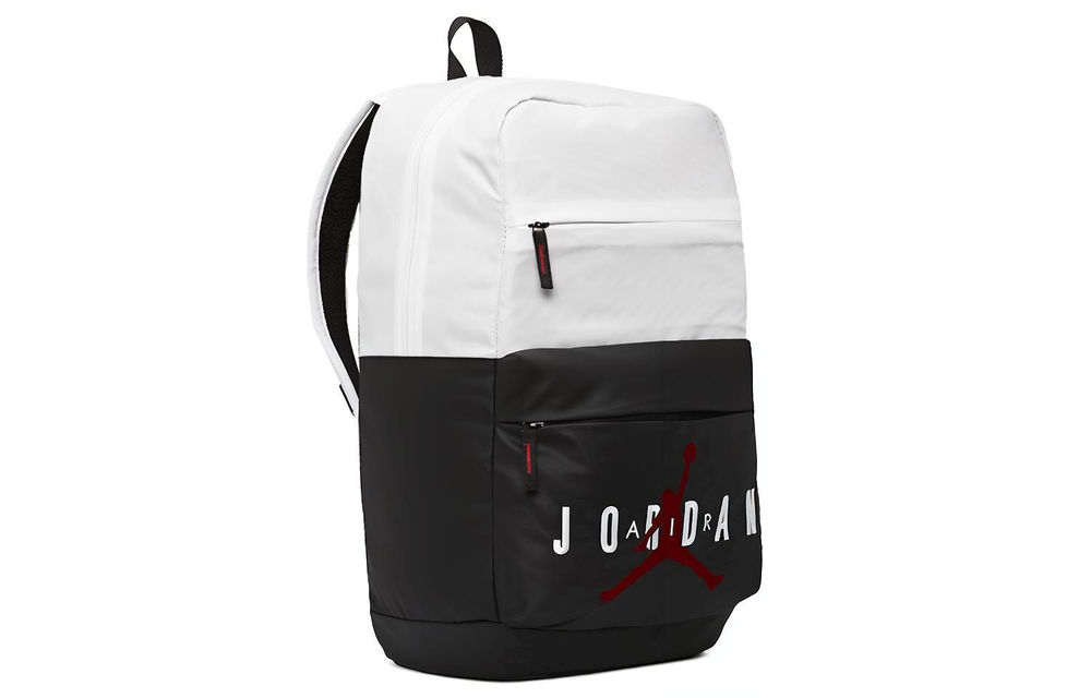 Jordan Polyester Backpack Regular Unisex Black White