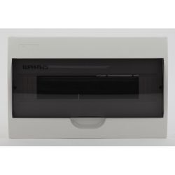 Корпус пластиковый навесной ЭРА SIMPLE ЩРН-П-15 IP41 прозрачная крышка белый | Корпуса пластиковые распределительные