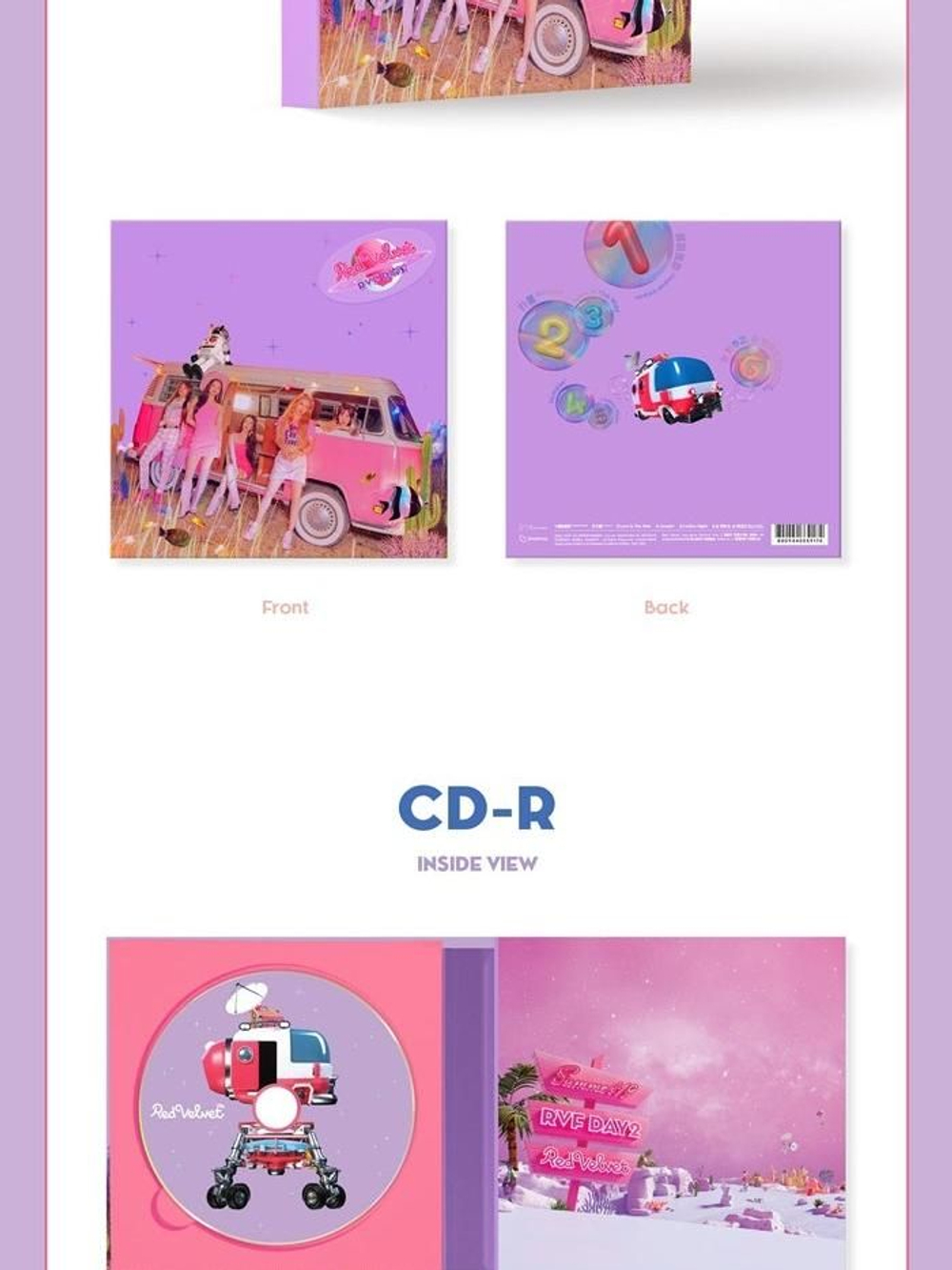 Альбом Red Velvet - The Reve Festival Day2 7th Mini Album GUIDE BOOK Version