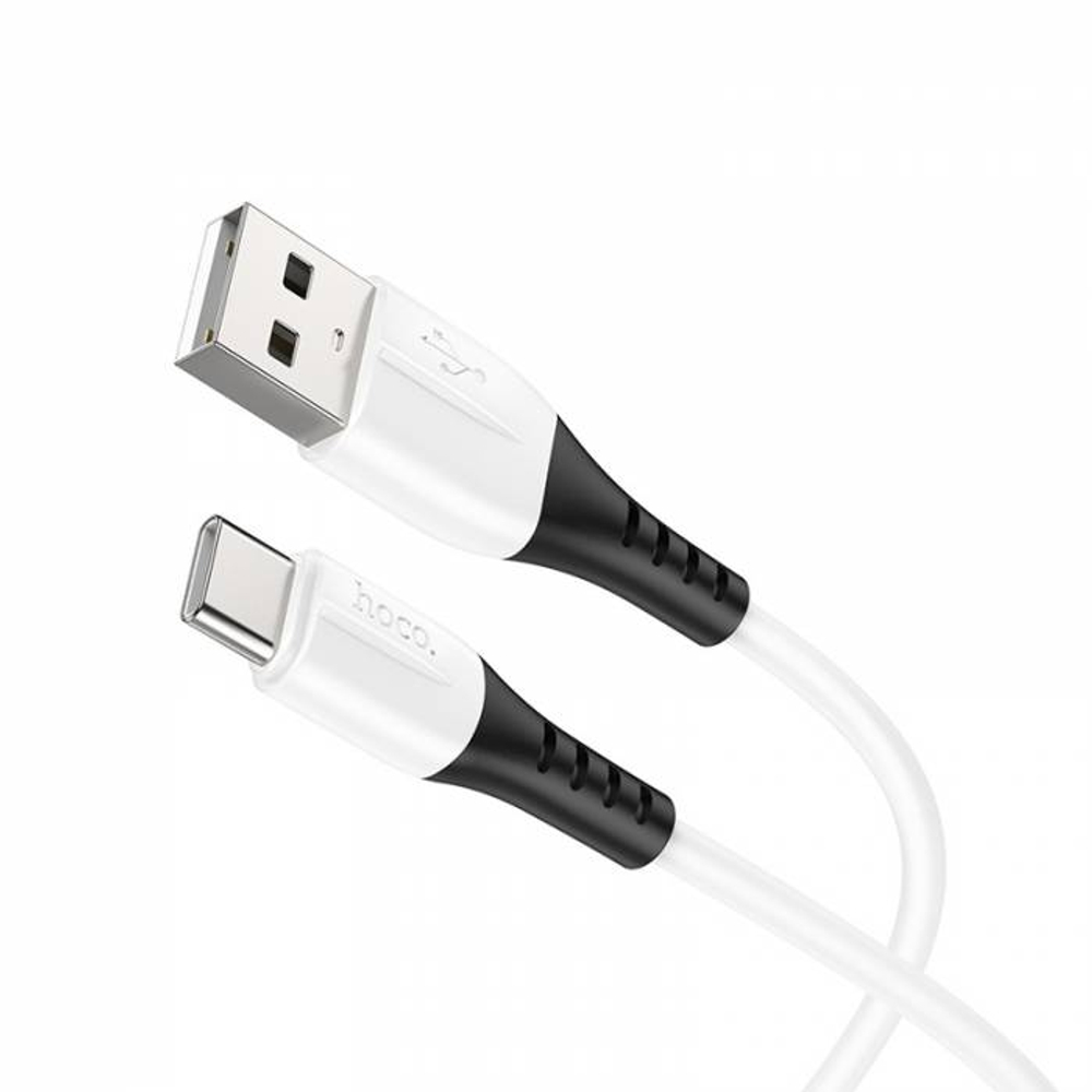 Кабель USB на Type-C Hoco X82 Silicone (white)