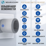 Умная Matter (WiFi) розетка MOES, 16А/3680Вт c мониторингом энергопотребления (Работает с Яндекс Алисой, Сбер Салют, Tuya)