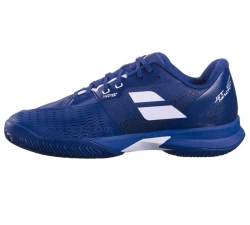 Мужские кроссовки теннисные Babolat Jet Mach 4 Clay - dark blue/white