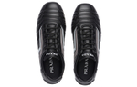 PRADA Leather Low top Casual Shoes Men"s Black