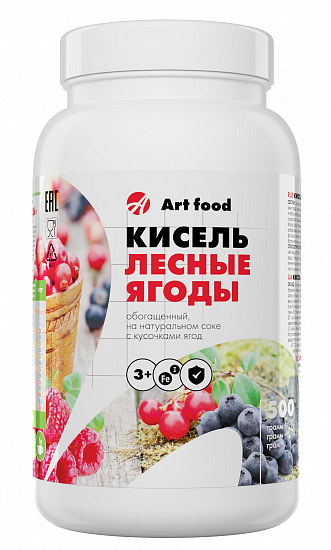 Кисель "Лесная ягода" с ягодами