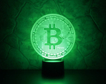 3Д-светильник "Биткоин" (Bitcoin)