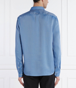Рубашка S-LIAM BOSS BLACK - голубой(50513378)