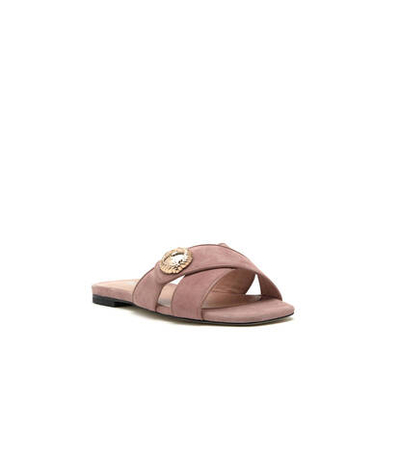 Кожаные шлепанцы Pollini - розовый(SA28191C0ETA3)