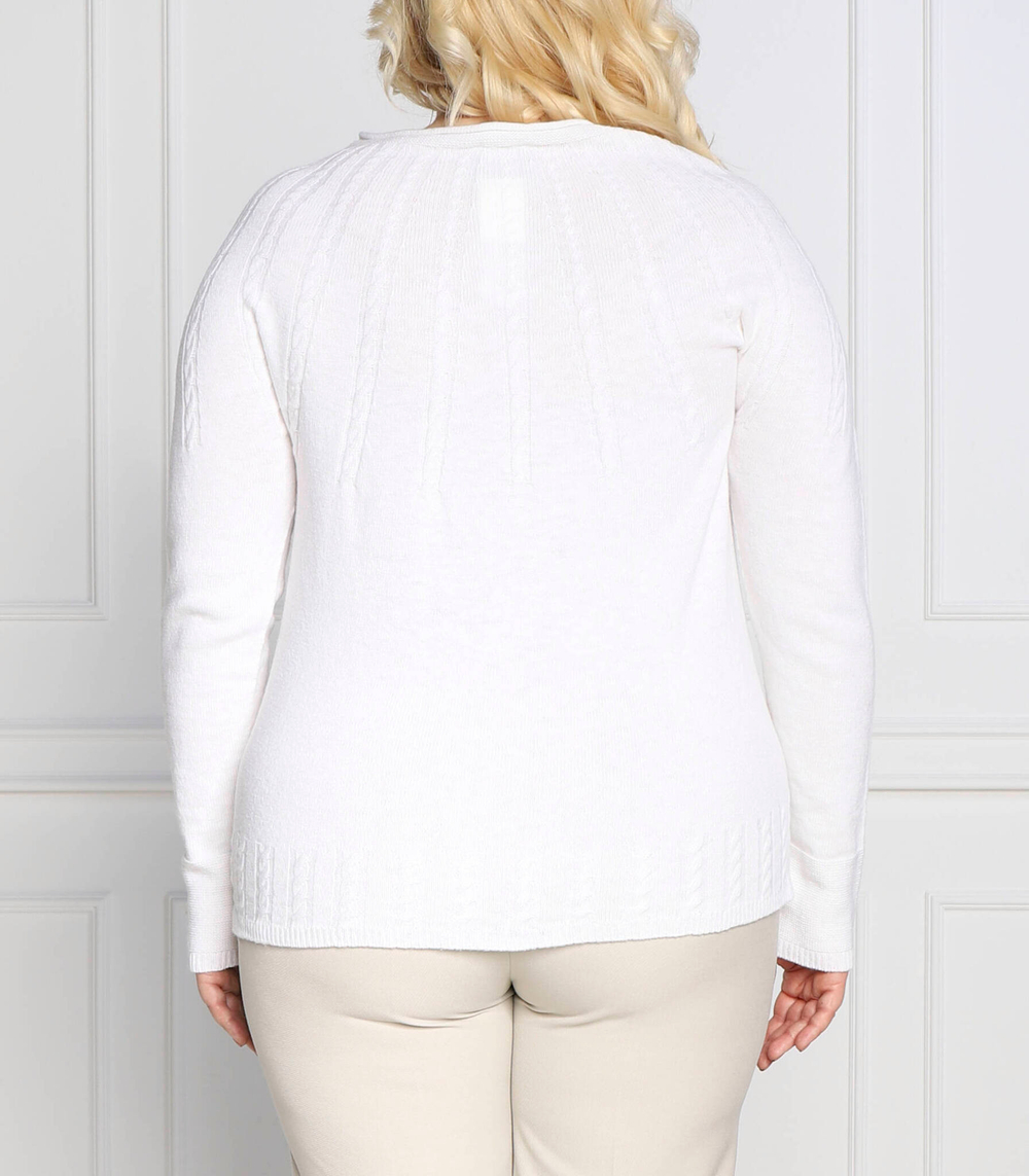 свитер airone plus size Persona by Marina Rinaldi - белый(1364052)