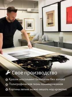Картина Вихрь тишины, модульная 50x70см 2шт.