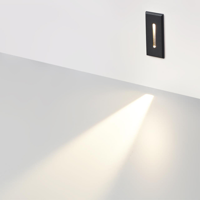 7054/3WL HIGHTECH ODL25 339 металл/металл Подсветка лестницы черн IP20 LED 1*3W ESCALA