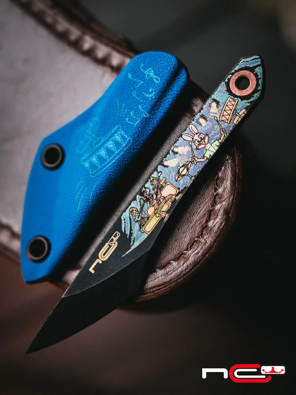 Нож NC Custom KOI (Ну погоди LE, BSW, Blue)