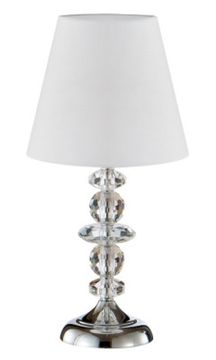 Настольная лампа Armando LG1 хром Crystal Lux