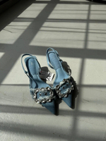 Туфли Zara деним