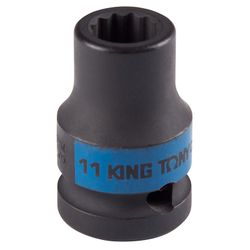 KING TONY (453011M) Головка торцевая ударная двенадцатигранная 1/2", 11 мм