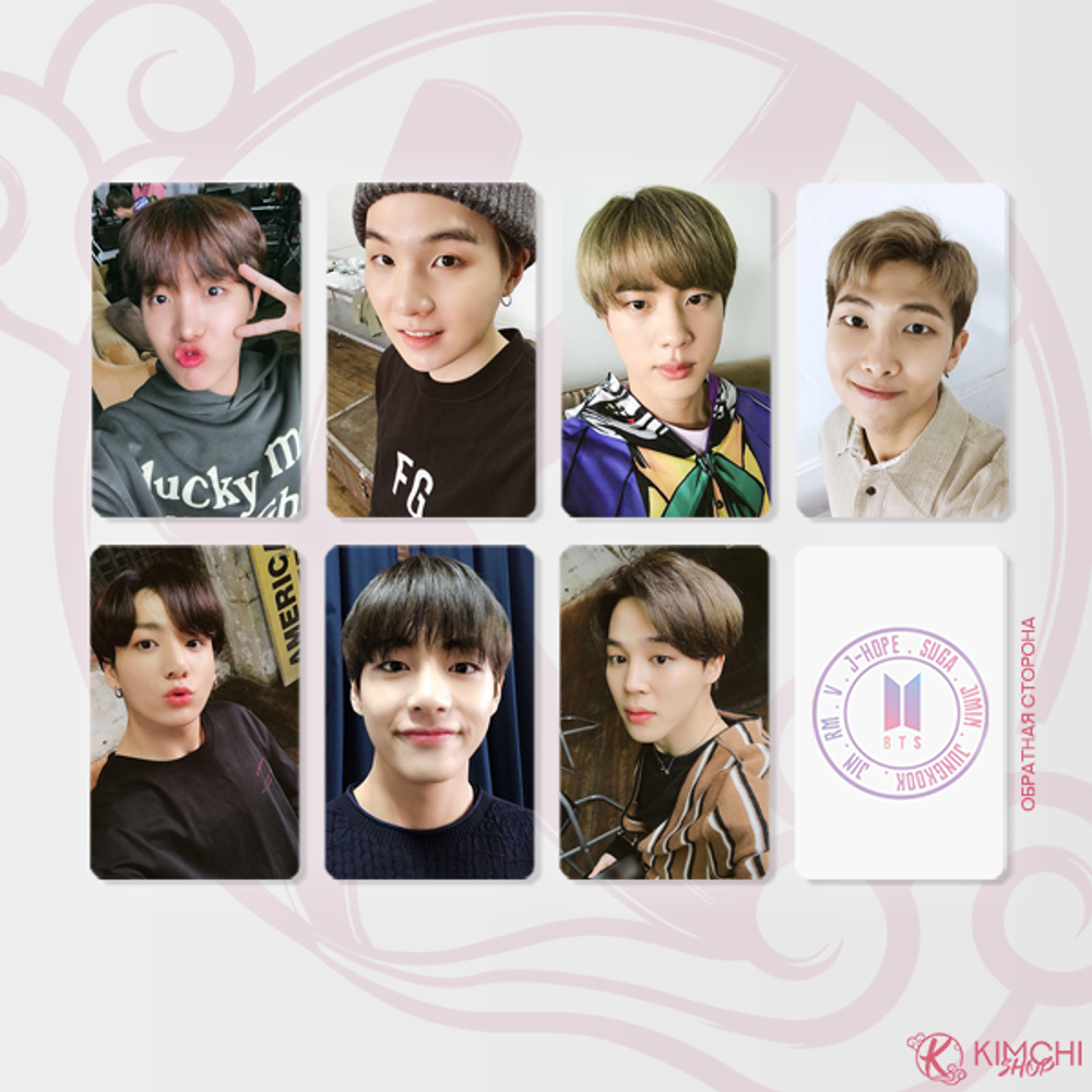 Набор фотокарточек - BTS - DYNAMITE Selfie Набор фотокарточек - BTS - DYNAMITE Selfie