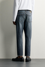 УКОРОЧЕННЫЕ ДЖИНСЫ SLIM FIT — ZARA