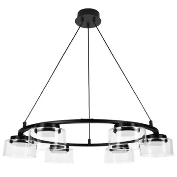 Люстра подвесная 6*Gx53 740167 черный Fico II Lightstar