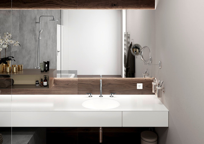 Смеситель для раковины Hansgrohe Vernis Blend на 3 отверстия, со сливным матовый чёрный 71553670