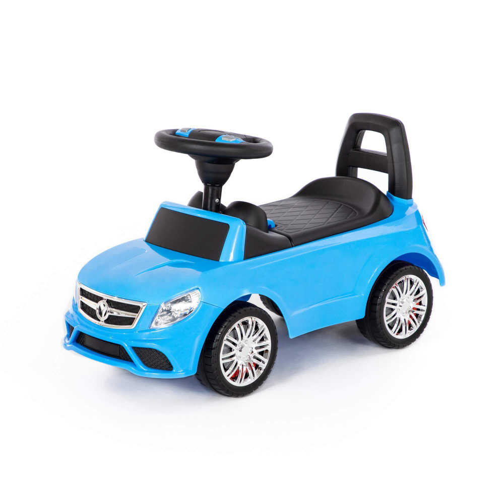 84484/Каталка-автомобиль "SuperCar" -3 со звуковым сигналом (голубая)/5