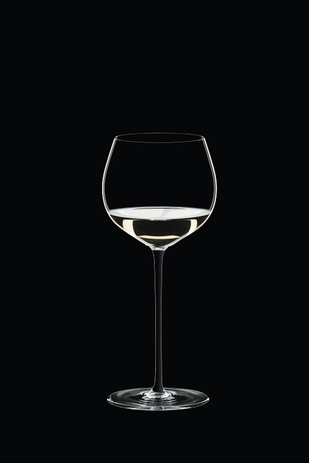 Бокал для белого вина 620мл Riedel Fatto a Mano Oaked Chardonnay с черной ножкой