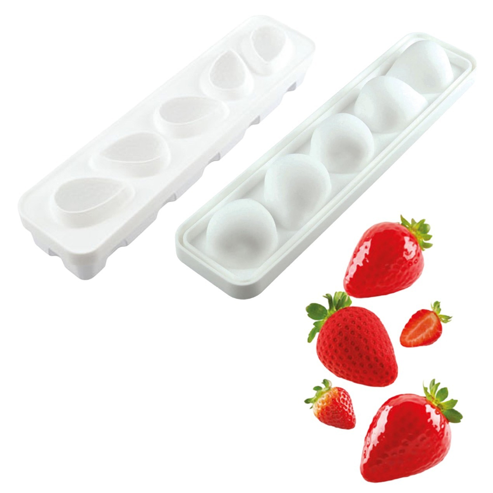 Силиконовая форма FRAGOLA (Клубника) 120 мл, Silikomart, Италия