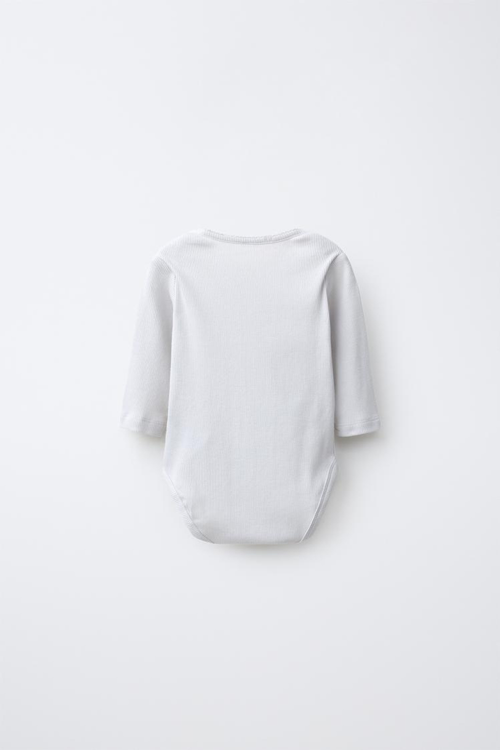 ZARA НАБОР ИЗ 5 БОДИ С ЦВЕТОЧНЫМ ПРИНТОМ И ДЛИННЫМИ РУКАВАМИ, СЕРЫЙ/НЕЖНО-КОРИЧНЕВЫЙ
