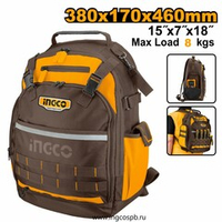 Рюкзак для инструментов 450х340х170 SUPER INGCO HBP01028 INDUSTRIAL