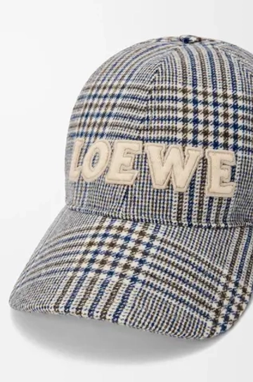 Loewe Кепка из шерсти, синий/белый