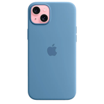Силиконовый чехол с поддержкой MagSafe Apple Silicone Case для iPhone 15 Plus, Winter Blue (Зимняя синева)