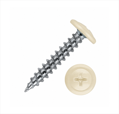 Саморез металл-металл РАЛ 1015 слоновая кость ШСММ 4,2х25мм  шт