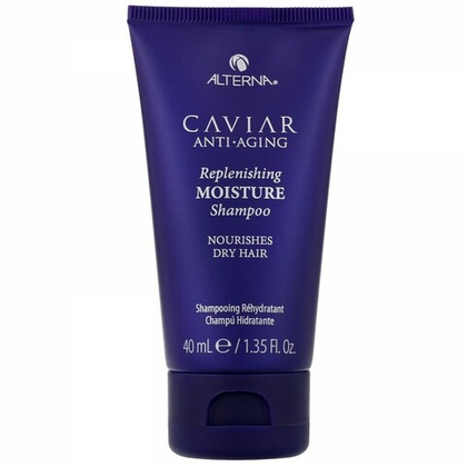 CAVIAR Anti-Aging Replenishing Moisture Shampoo/Шампунь-биоревитализация для увлажнения с морским шелком, 40мл
