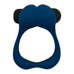 Синее эрекционное виброкольцо 3,2см Cnex Alive Nutty Vibrating Cock Ring Blue